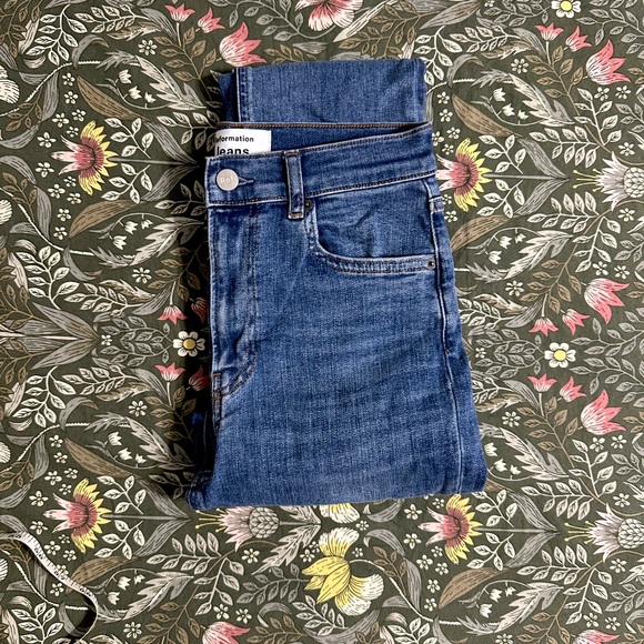 Reformation High Rise Denim Skinny Jeans in Destin Wash Size 26 - Picture 1 of 10